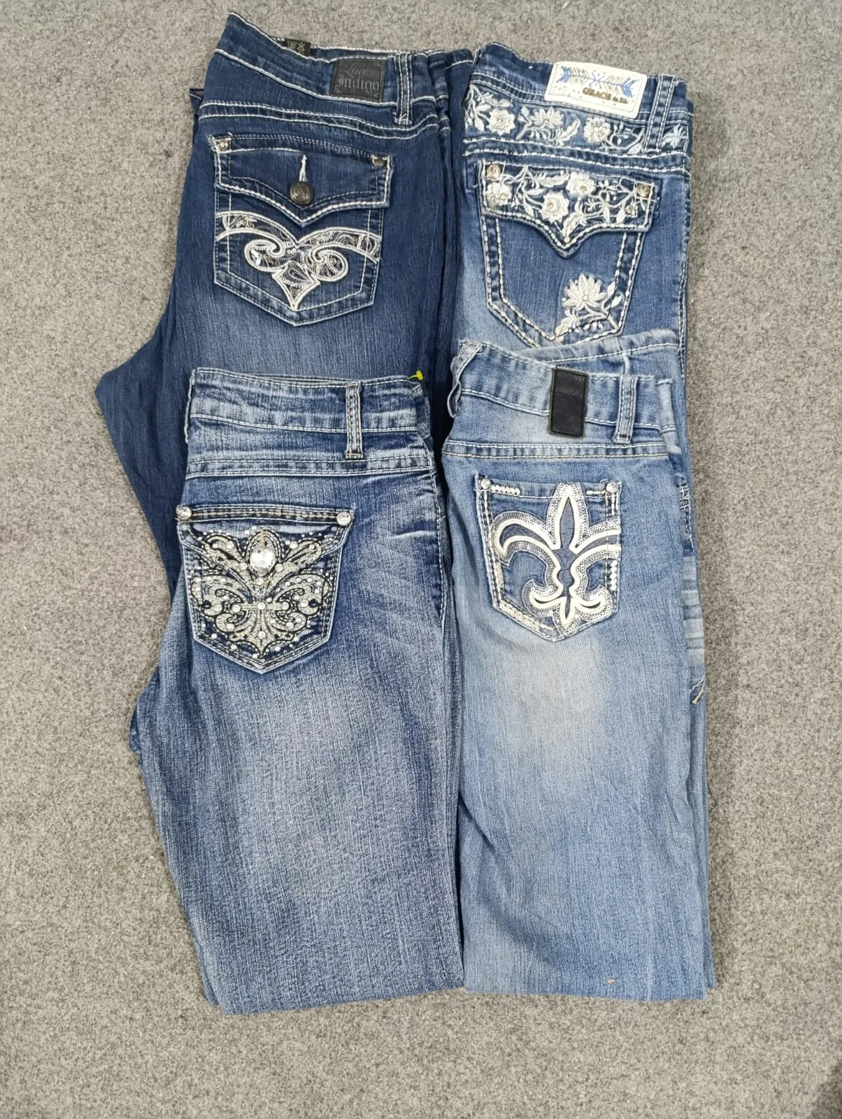 #246 Ladies Premium Flared Jeans -20