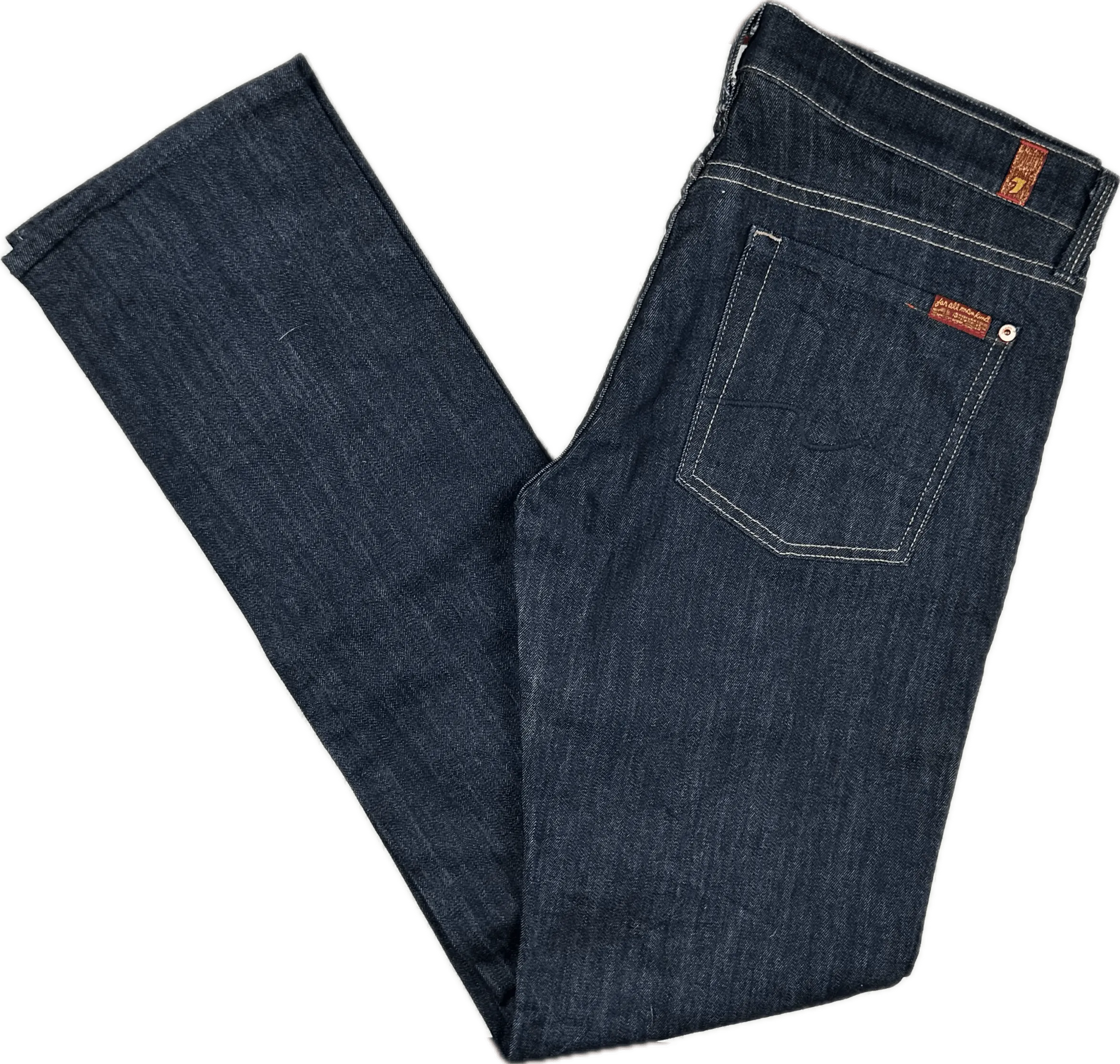 7 for all Mankind 'Straight Leg' Ladies Jeans Size- 31