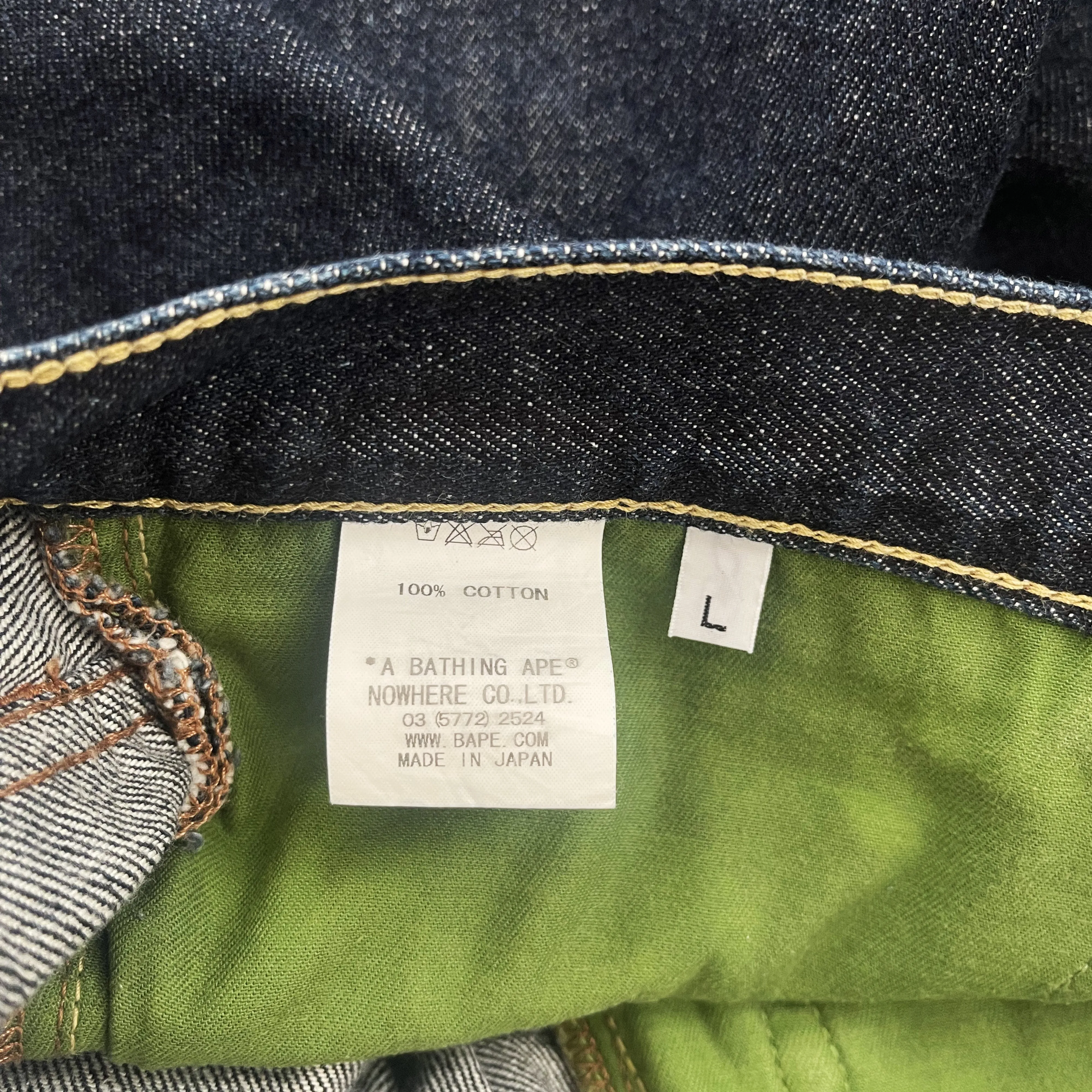 Bape Denim Shorts - W36"