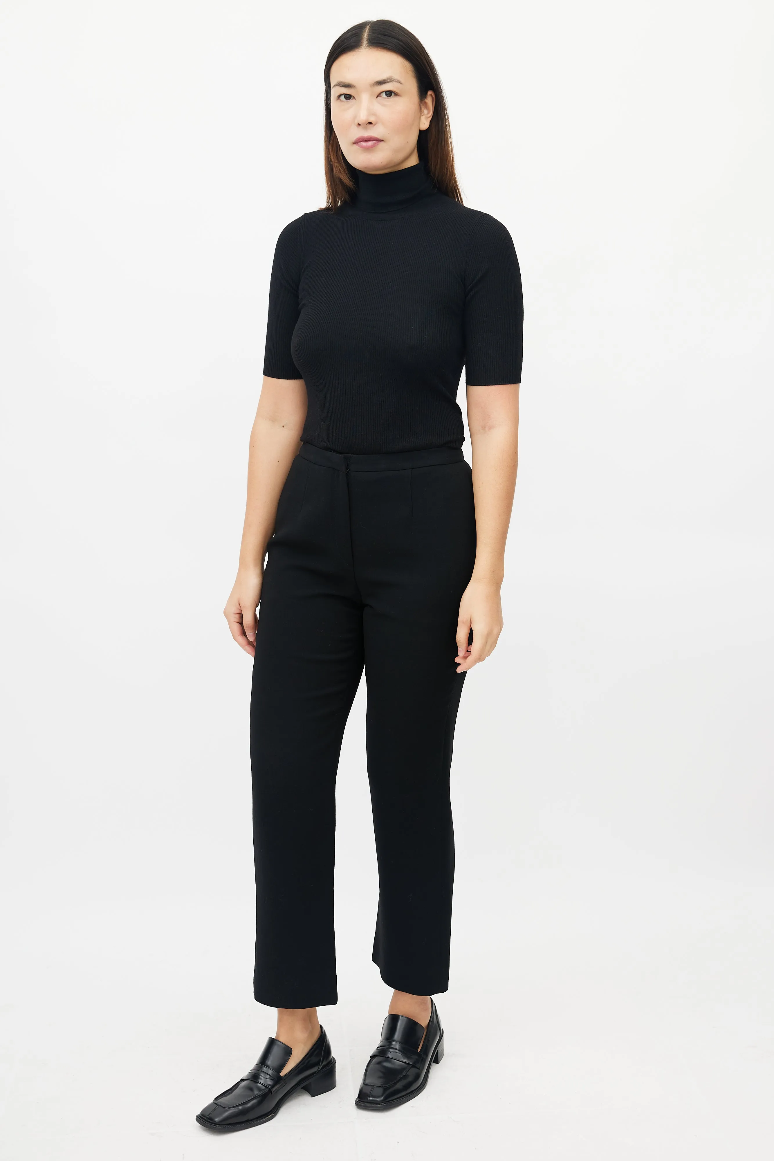Black High Waisted Trouser