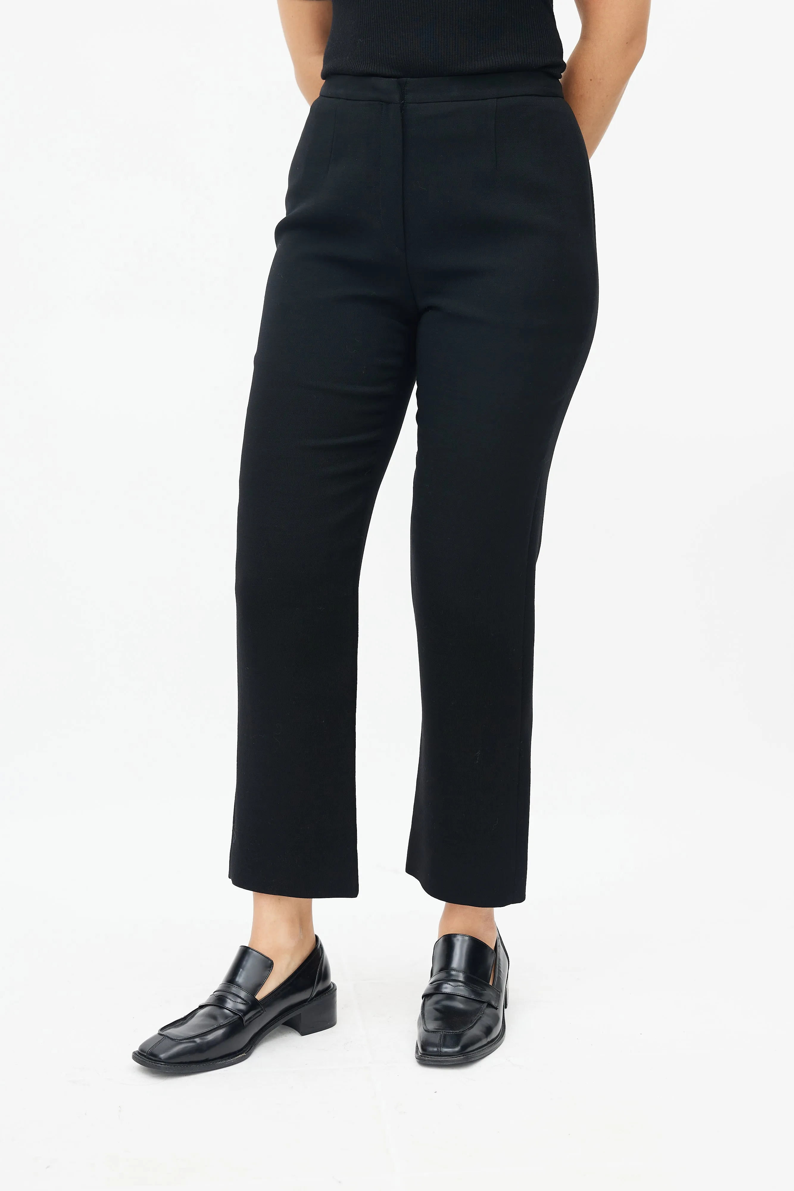 Black High Waisted Trouser