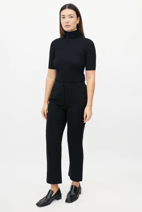 Black High Waisted Trouser