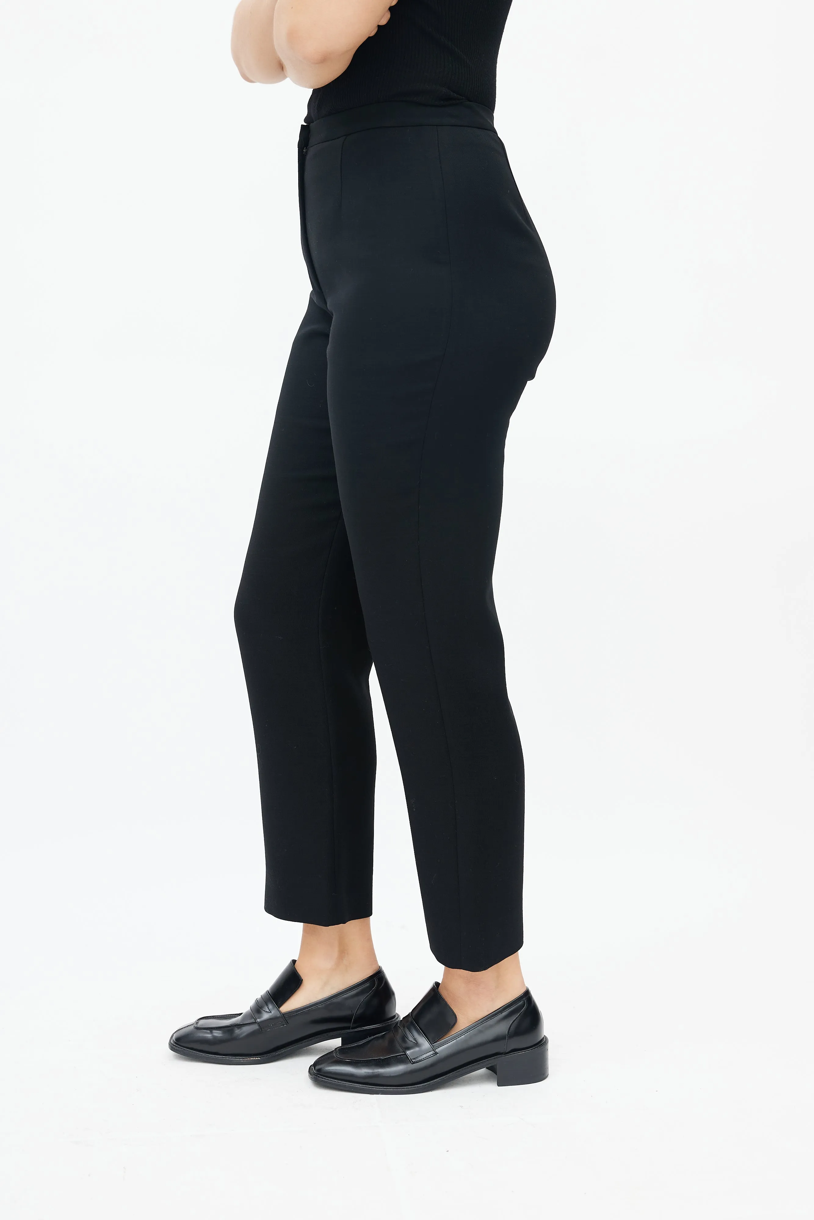 Black High Waisted Trouser