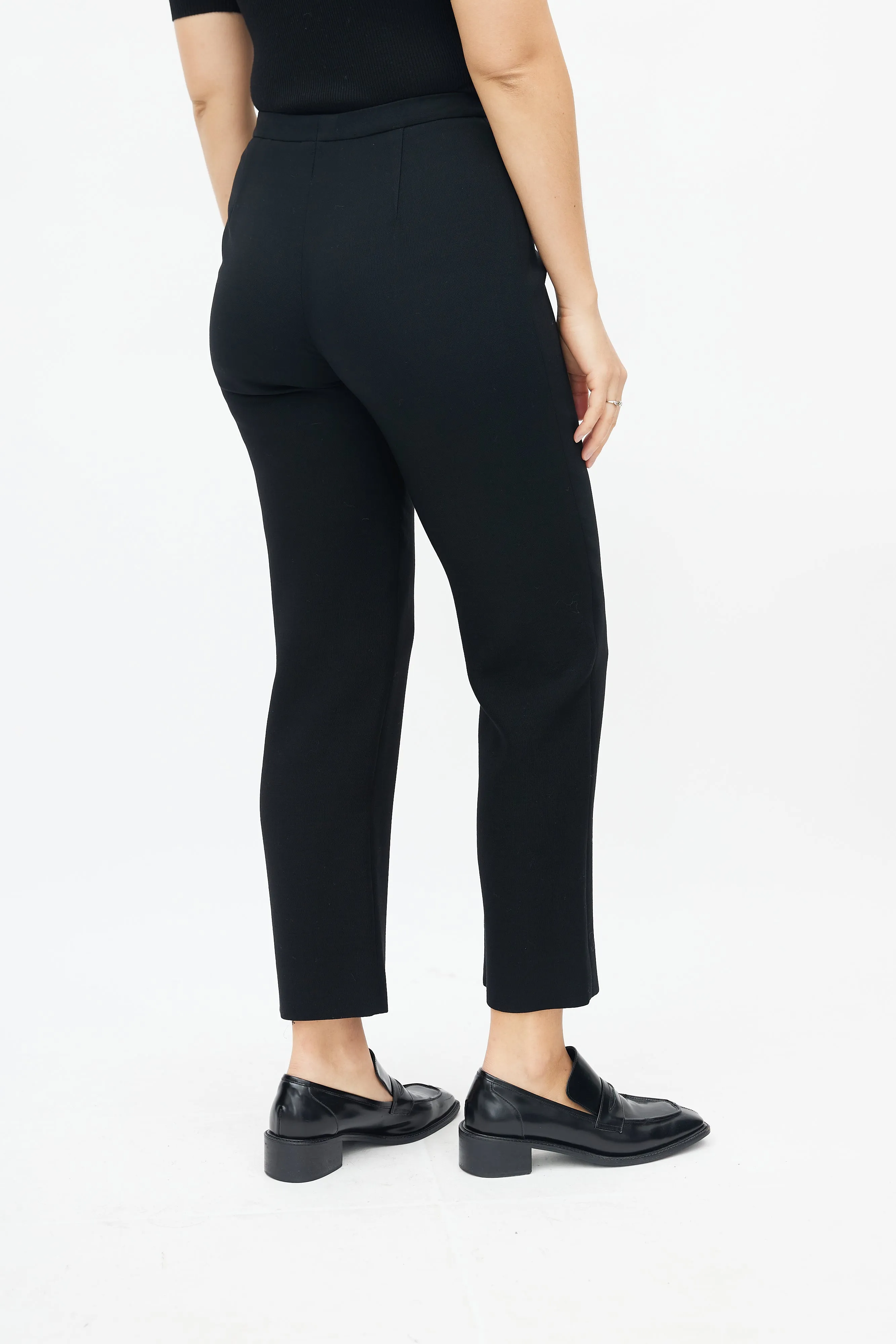Black High Waisted Trouser