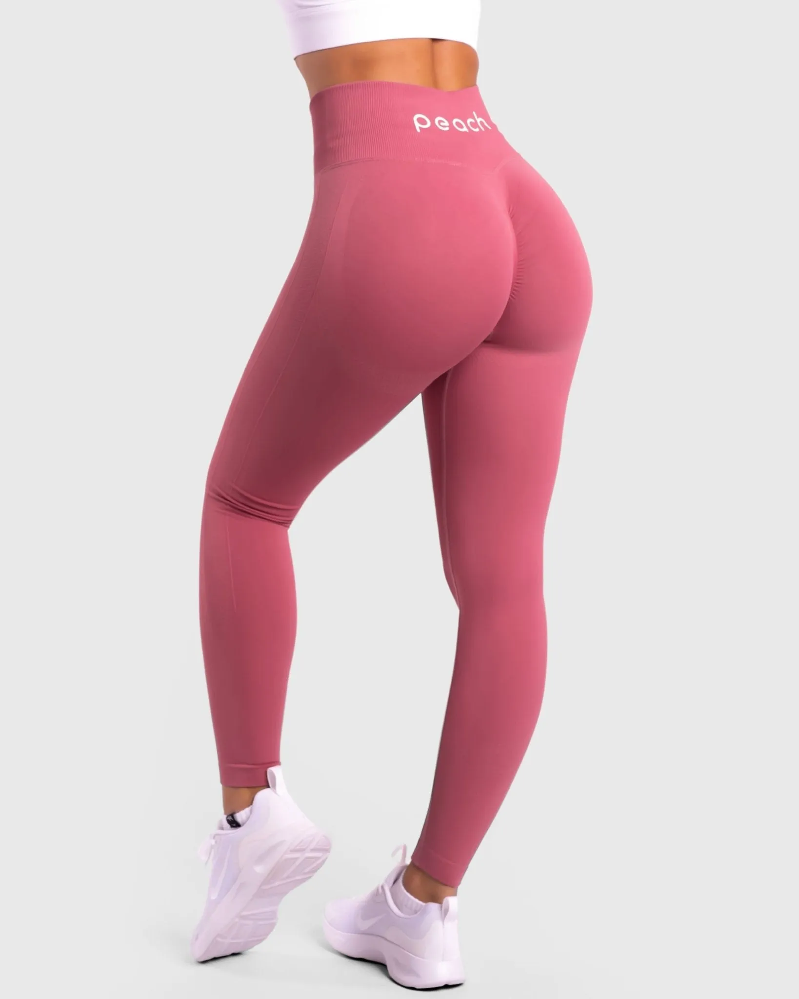 Bubblegum Pink Lux Seamless Tights