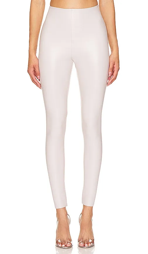 Commando Faux Leather Legging in Ivory