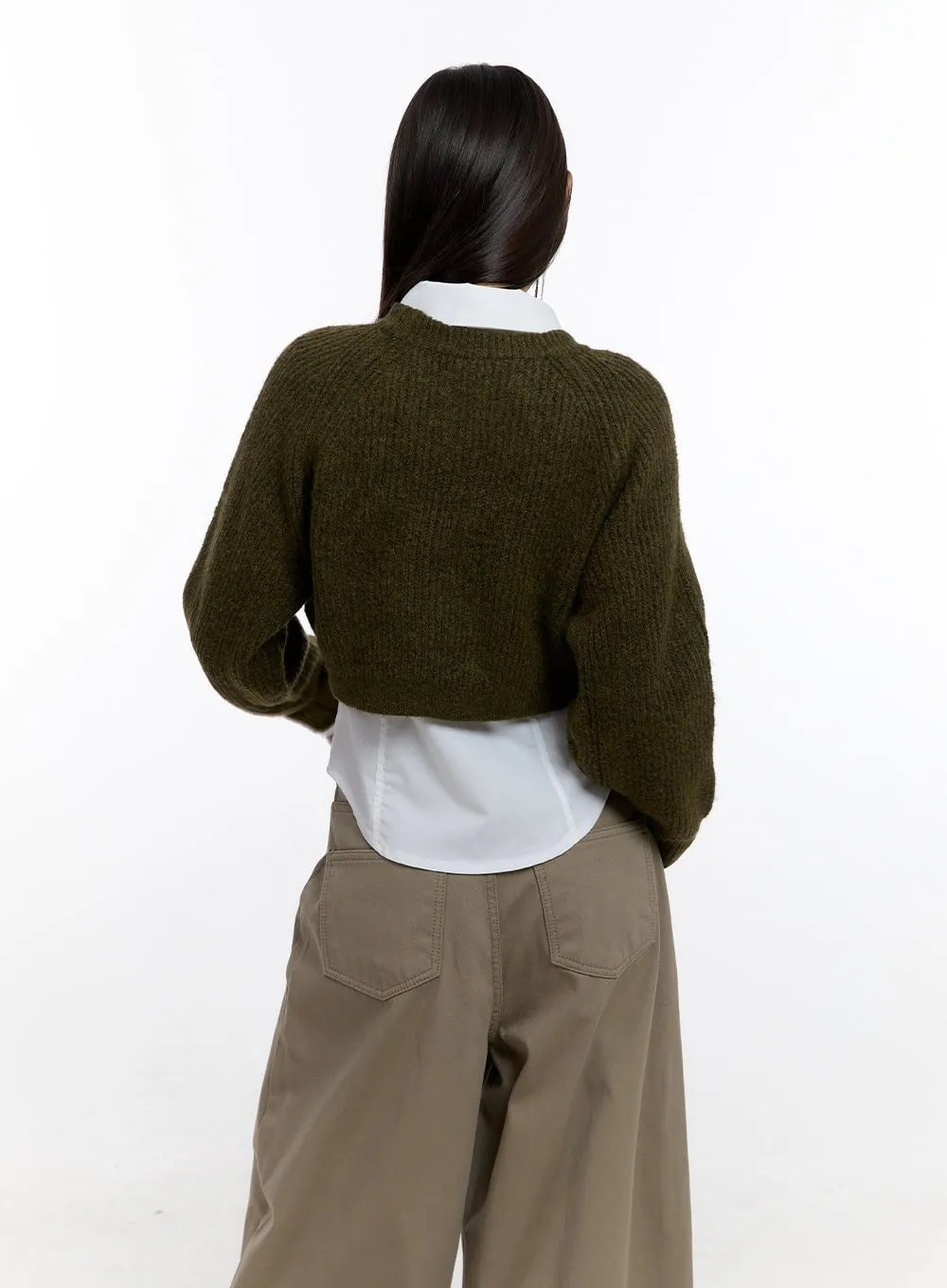 Cropped Roundneck Sweater CN421
