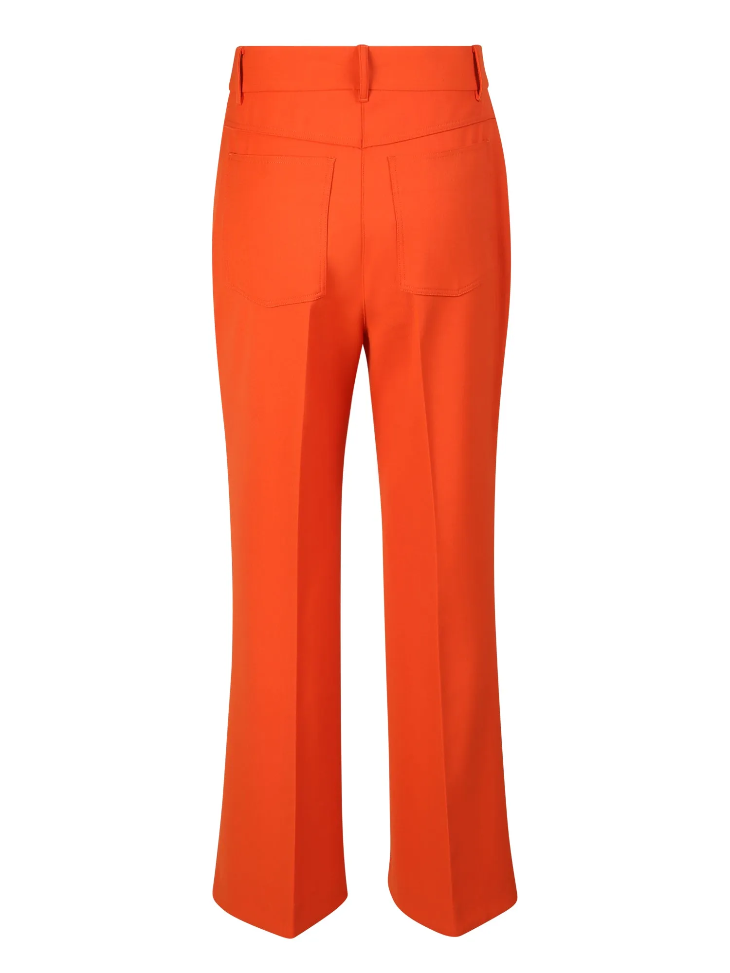 Cropped tailored trousers