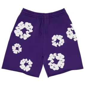 Denim Tears The Cotton Wreath Shorts 'Purple'