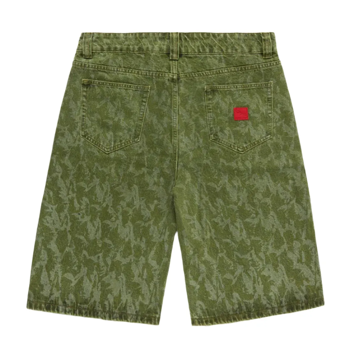 Fugazi Soldier Camo Denim Shorts
