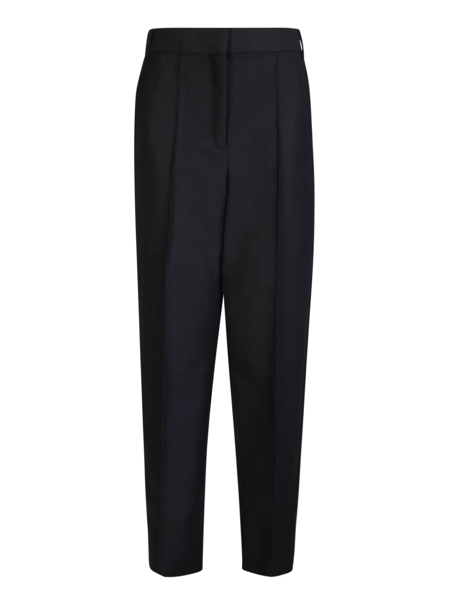 High-waisted trousers