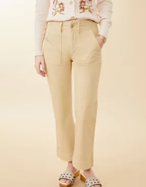 Howell Wide Leg Khaki Jeans - FINAL SALE