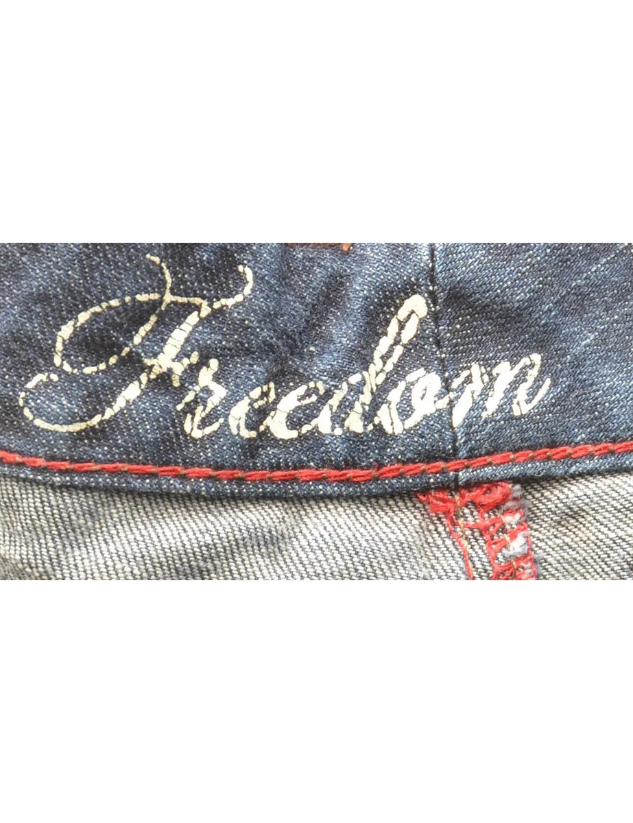 Indigo Bootcut Jeans - W30 L30