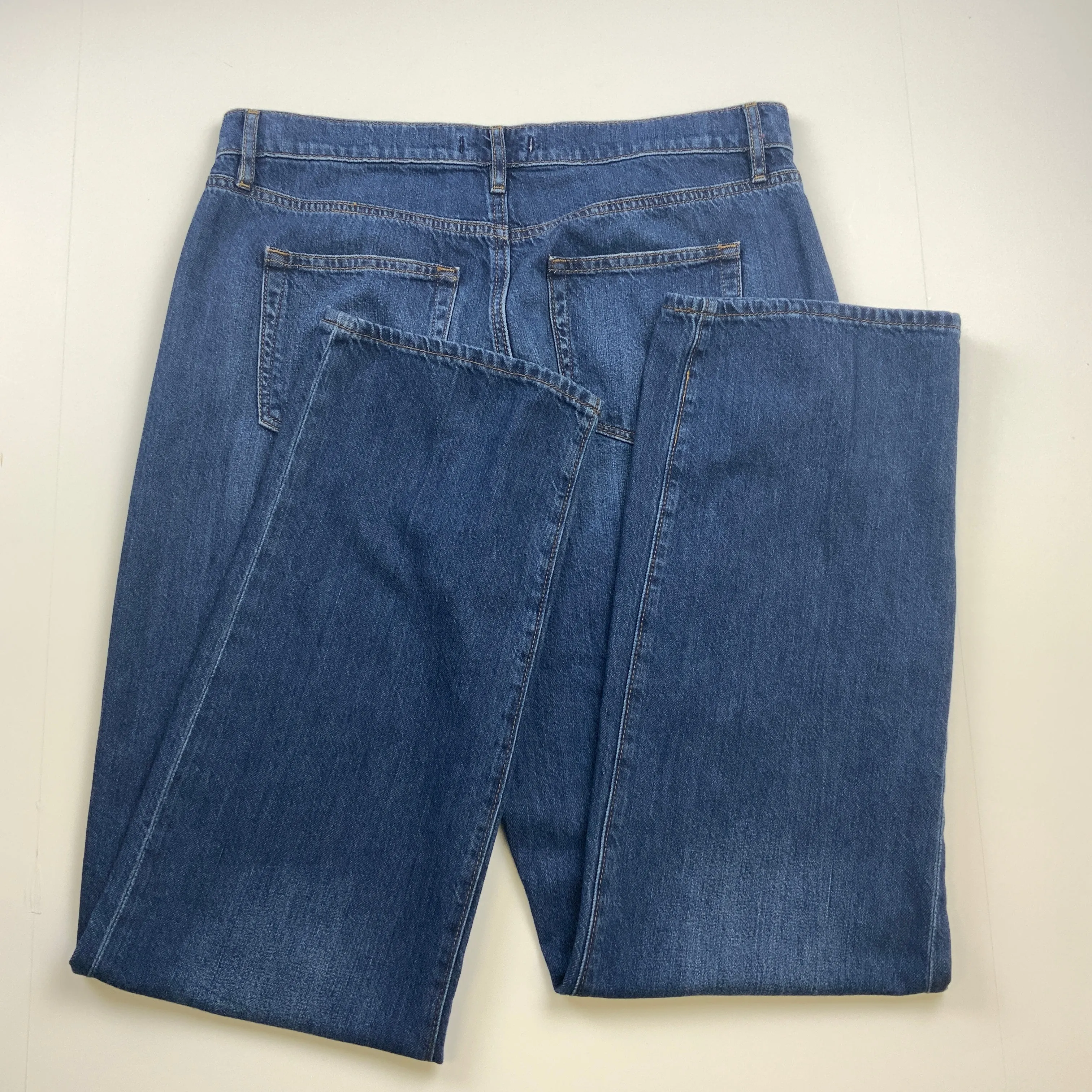 Jeans Boyfriend By Loft In Blue Denim, Size: 10