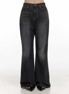 Kiana Cotton Wide Fit Flared Jeans OD403