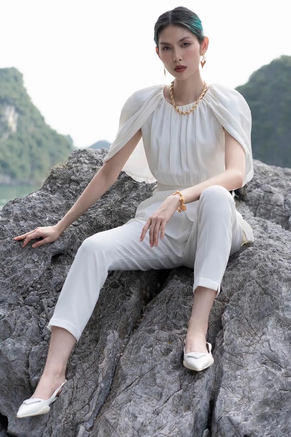 Laise Cropped Trousers