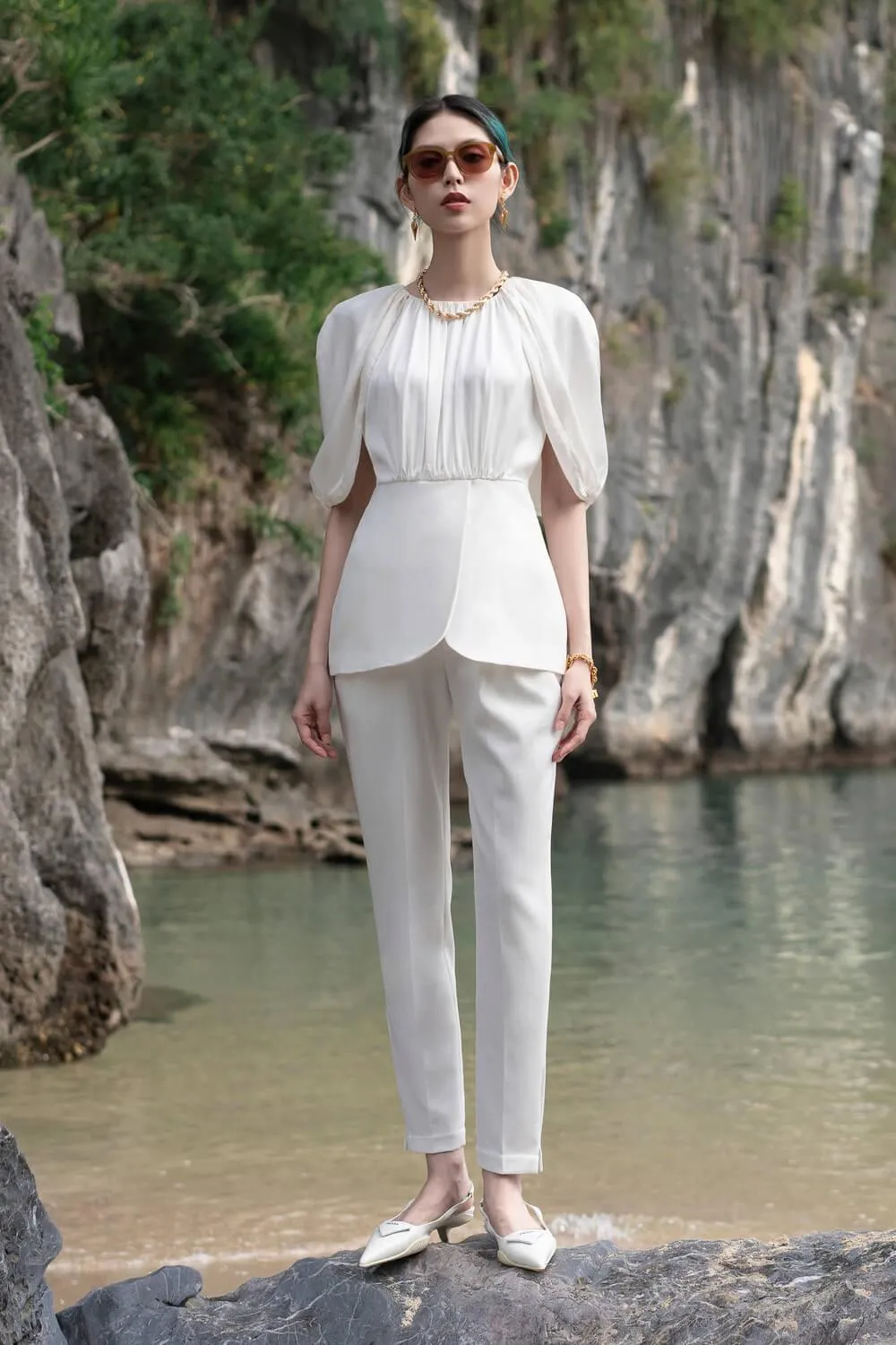 Laise Cropped Trousers