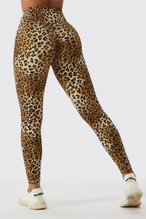 Leopard Seamless Scrunch Leggings