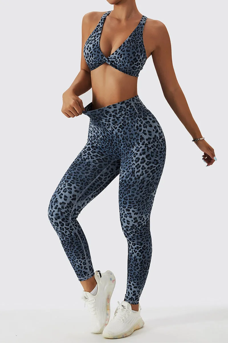 Leopard Seamless Scrunch Leggings