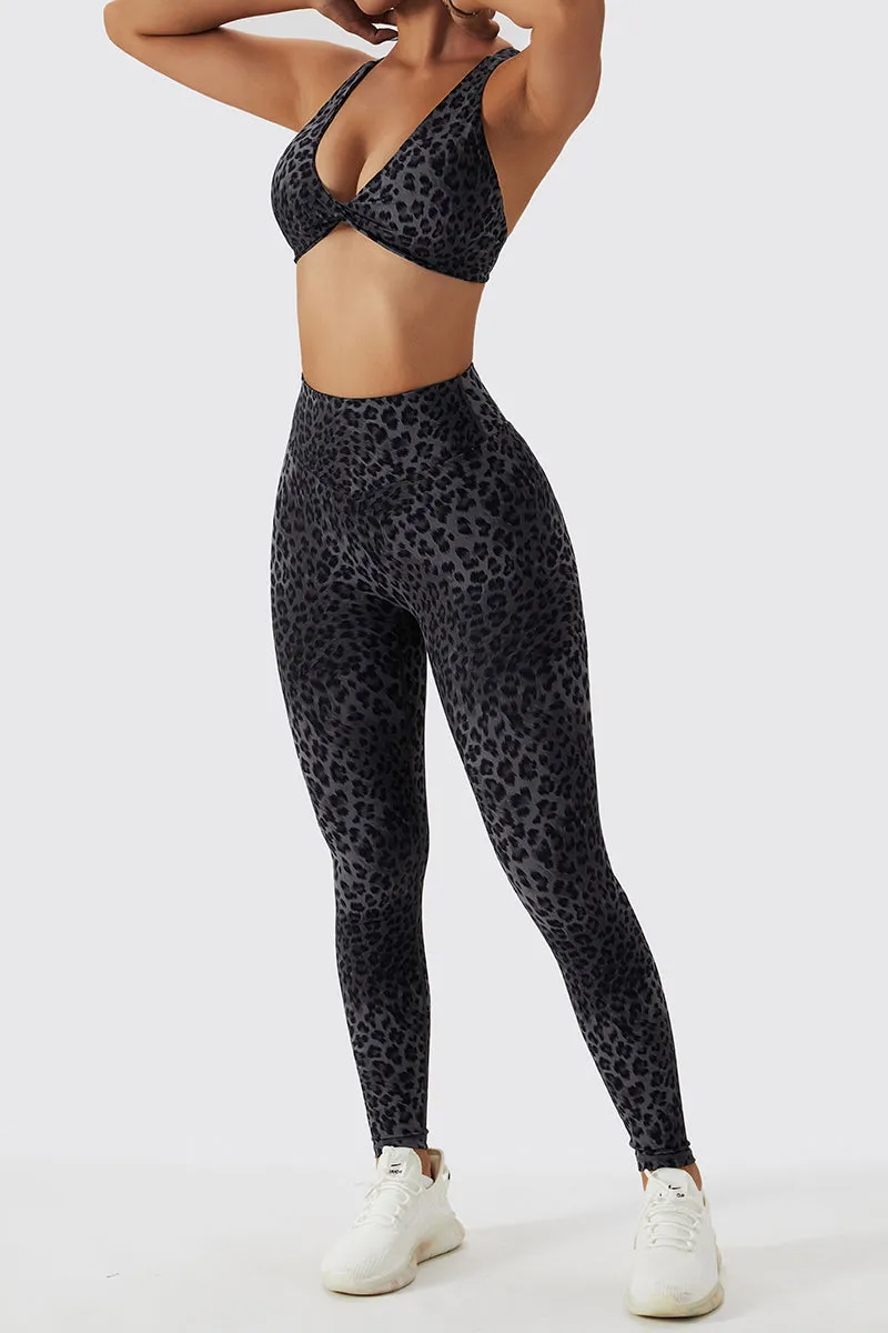 Leopard Seamless Scrunch Leggings