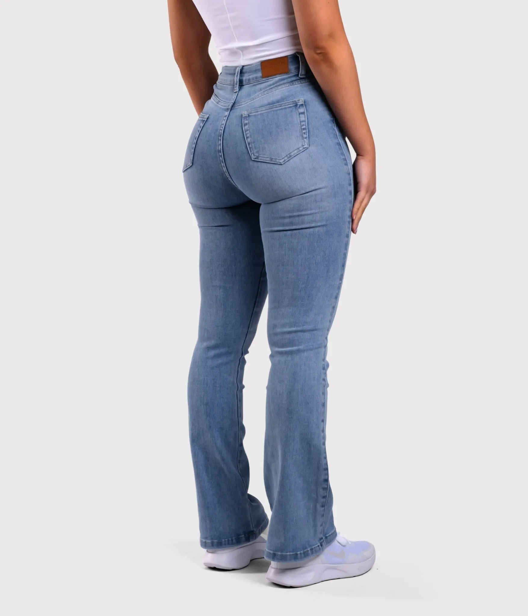 Light Blue Flared Jeans