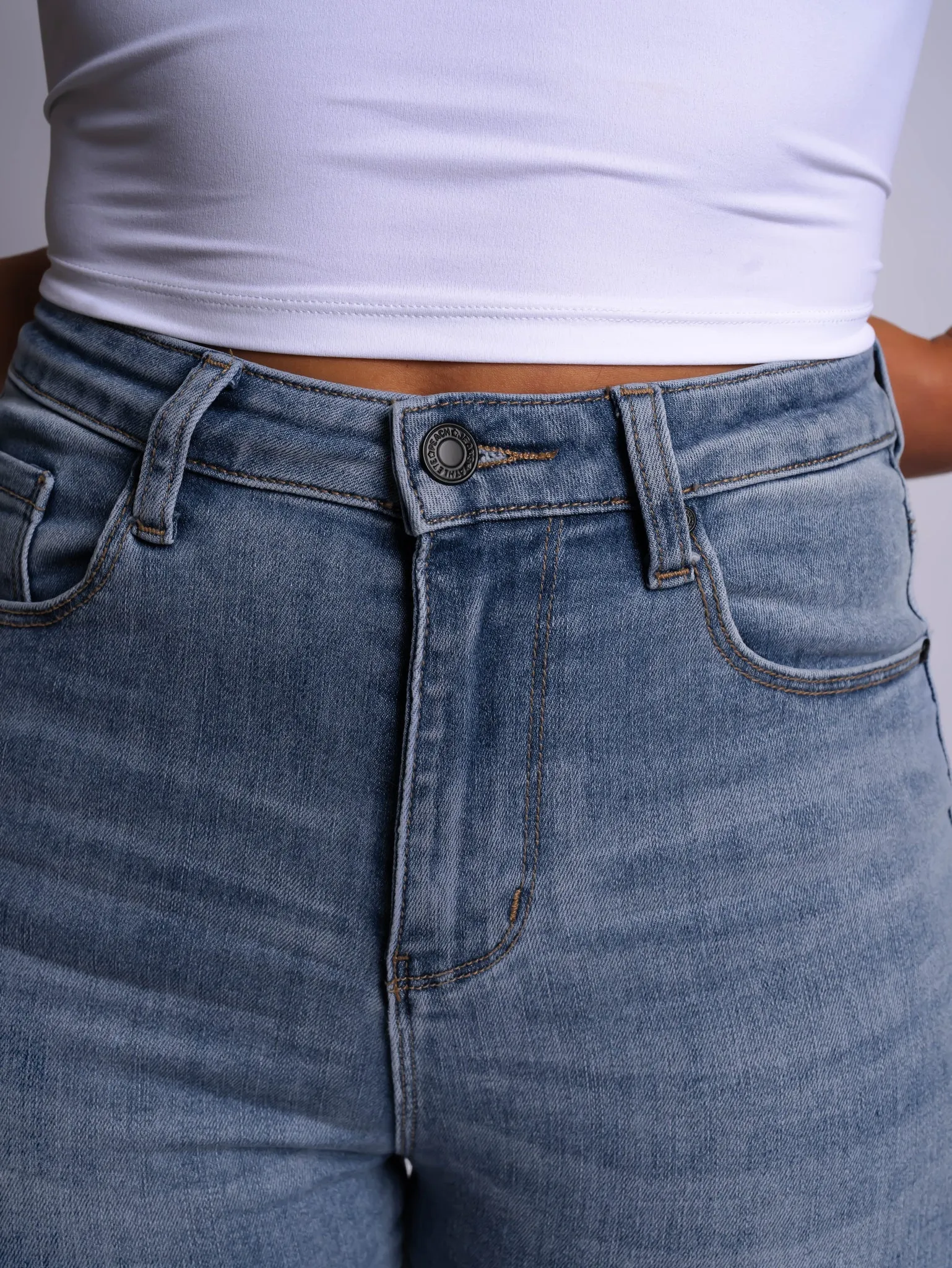Light Blue Flared Jeans