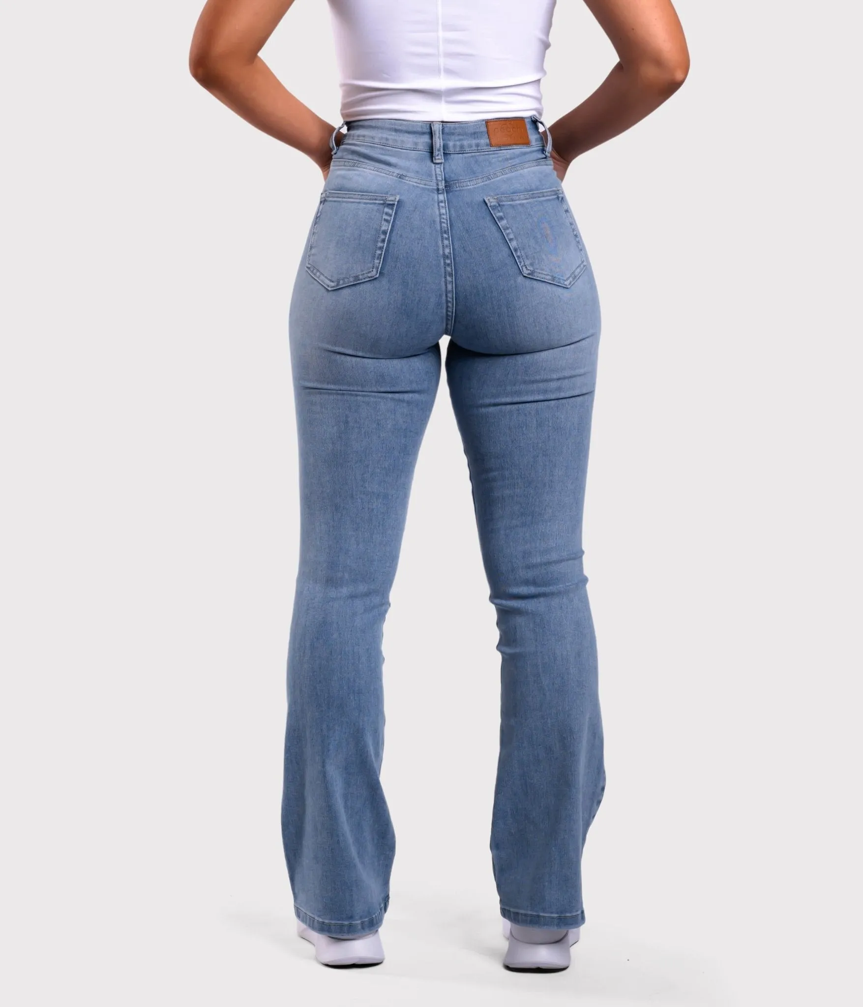 Light Blue Flared Jeans