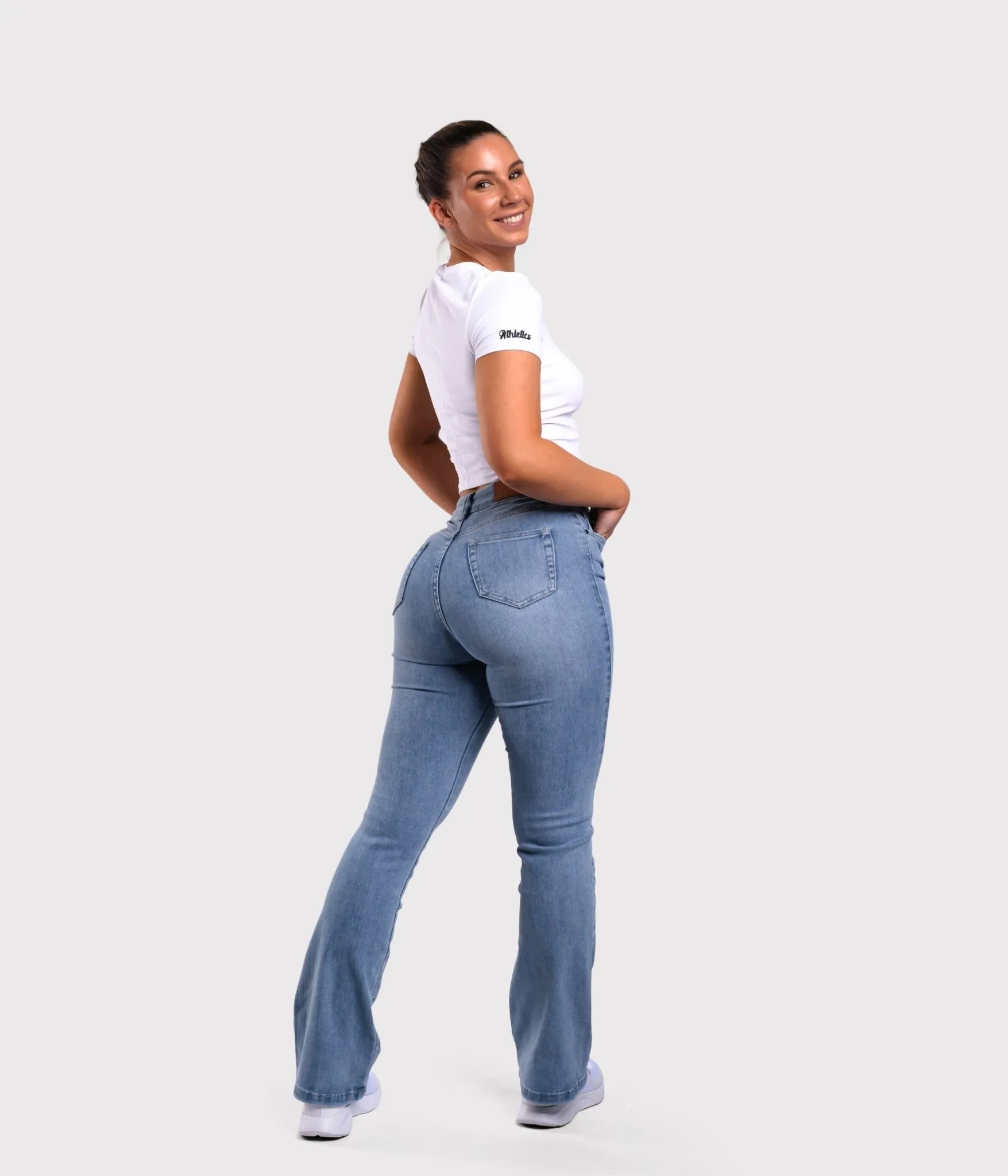Light Blue Flared Jeans