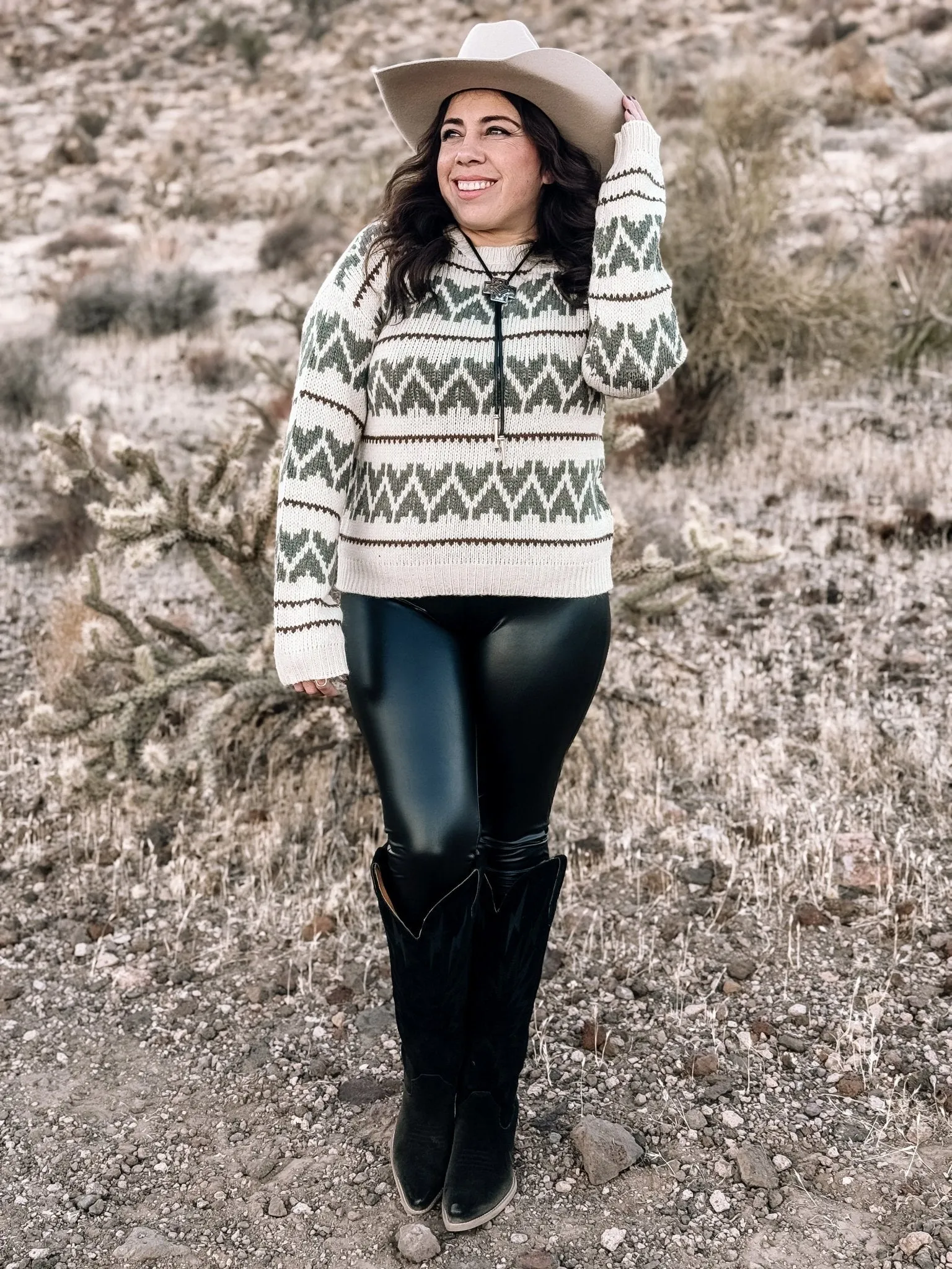 Midnight Gloss Faux Leather Leggings, Black