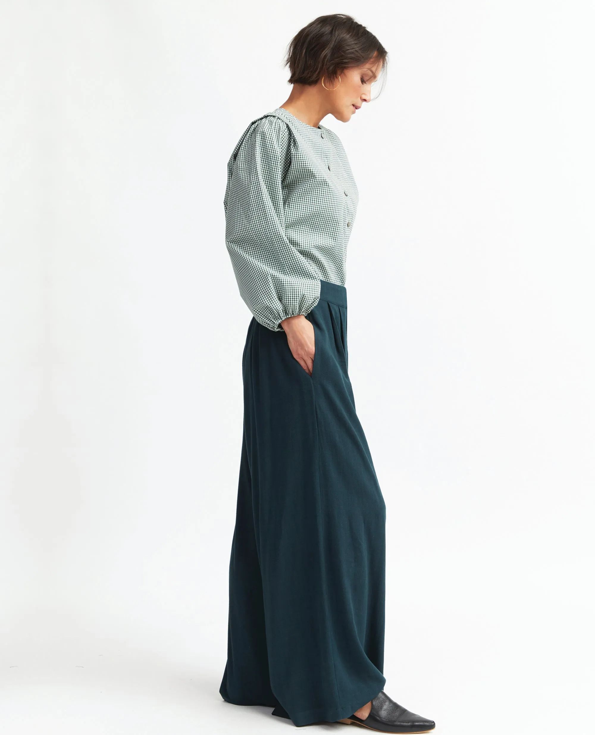Ninka | High Waisted Palazzo Trouser