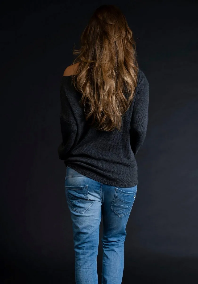 Please Jeans P78A BQ2EOT 1670 blu denim