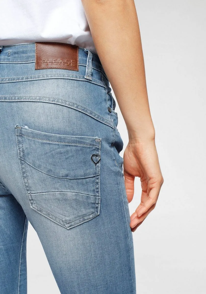 Please Jeans P78A BQ2EOT 1670 blu denim