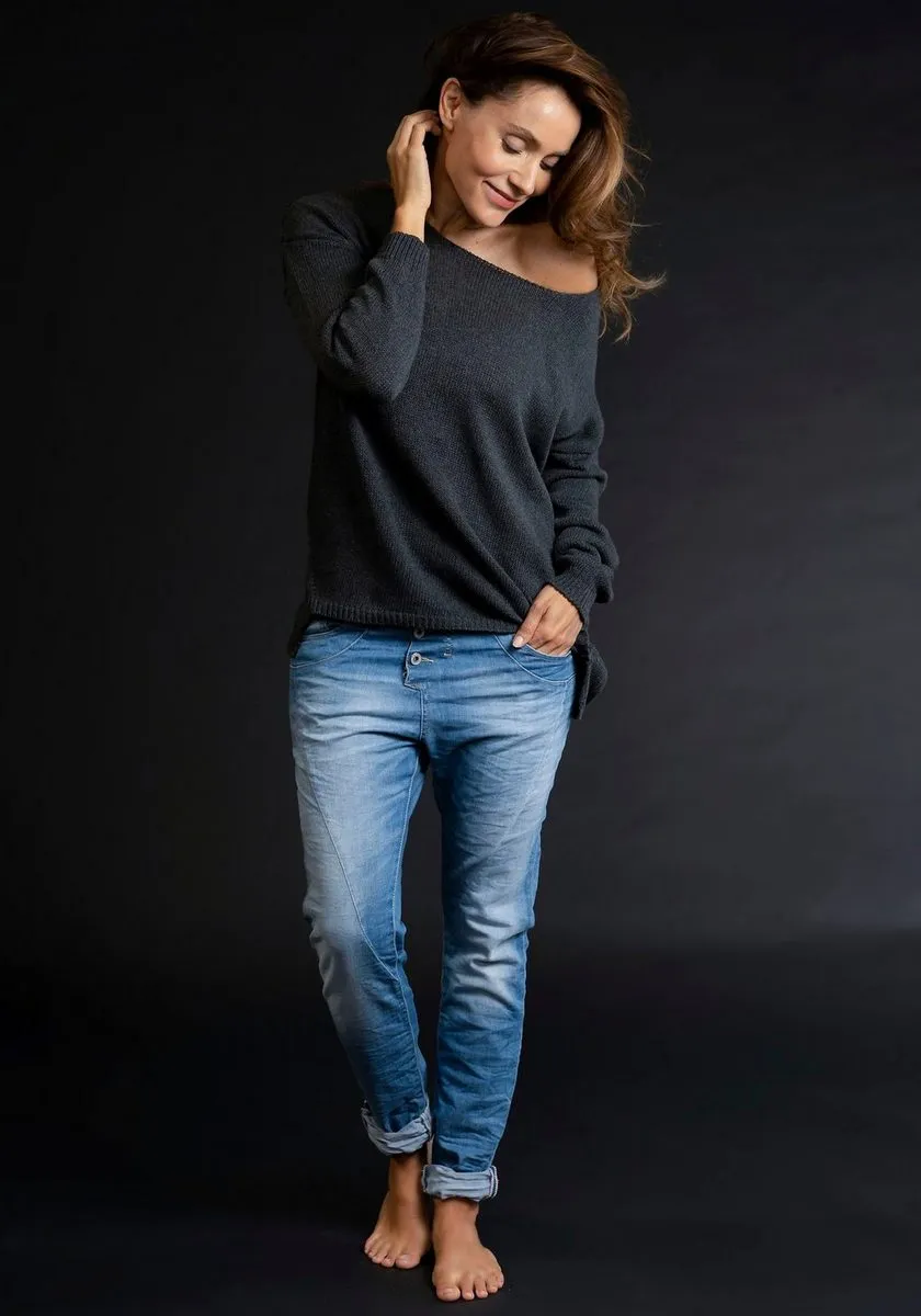 Please Jeans P78A BQ2EOT 1670 blu denim