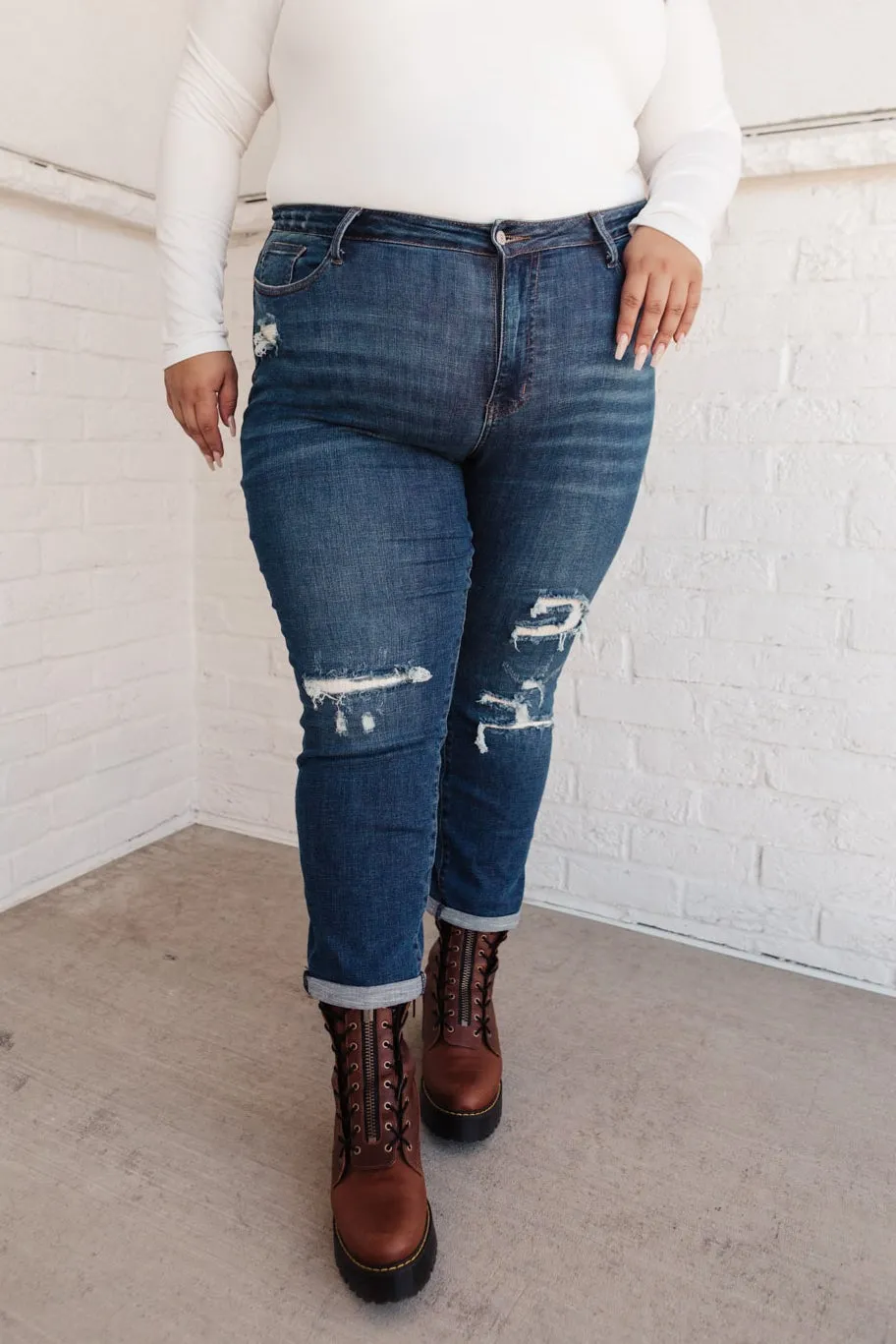 RACK SALE Mid-Rise Thermal Boyfriend Jeans - SZ 5