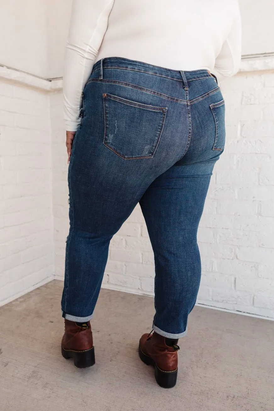 RACK SALE Mid-Rise Thermal Boyfriend Jeans - SZ 5