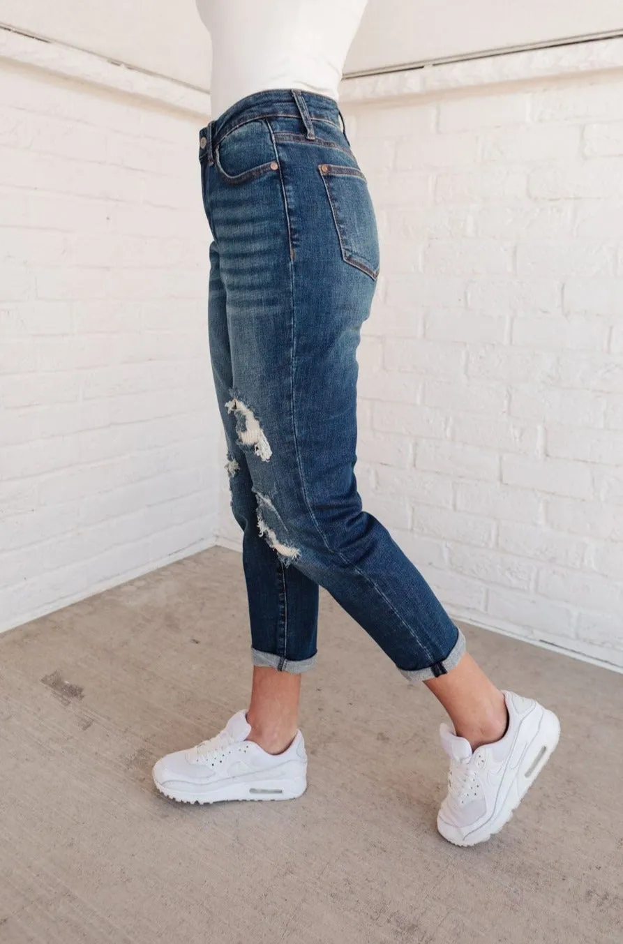 RACK SALE Mid-Rise Thermal Boyfriend Jeans - SZ 5