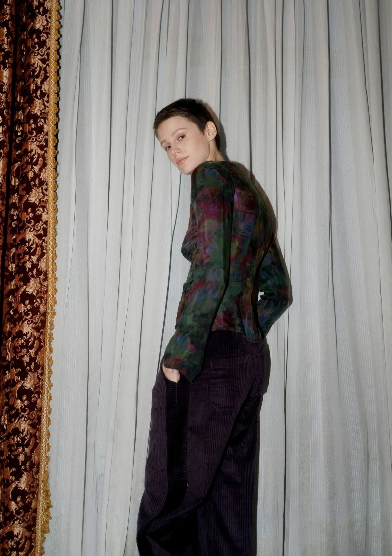 Side Kick Trousers - Plum
