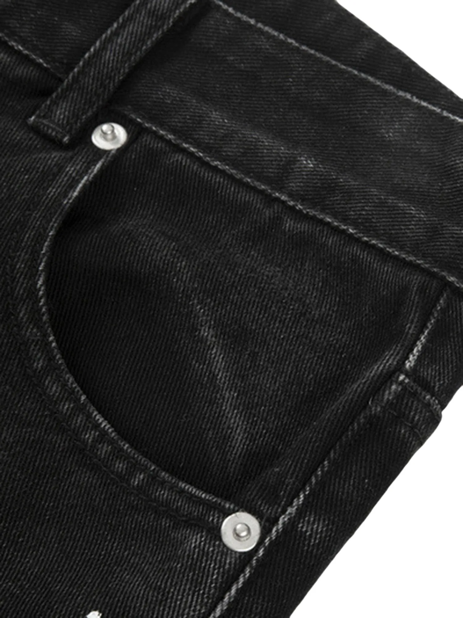 Sneakerhill Ripped And Inked Jeans