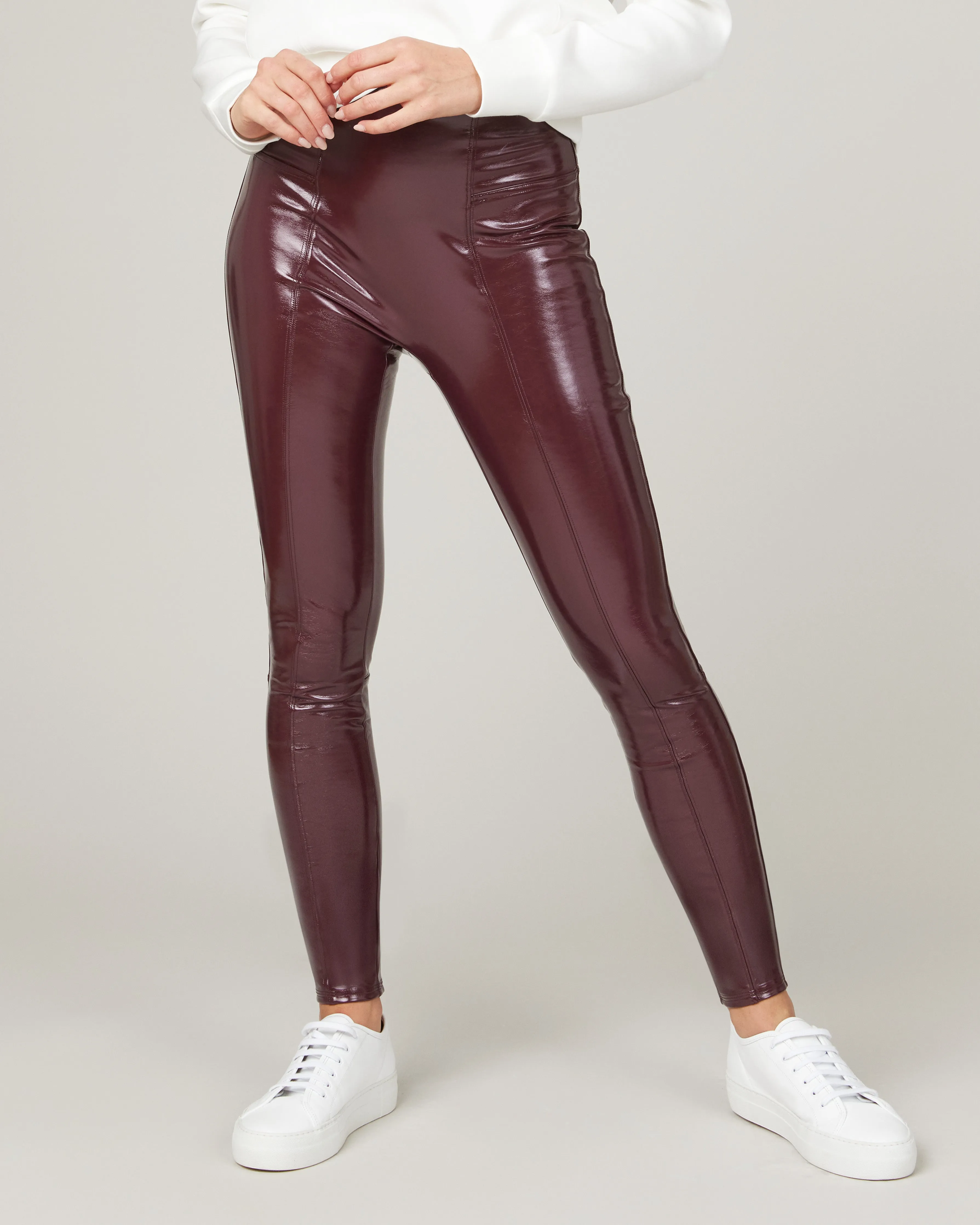 SPANXshape™ Faux Leather Patent Leggings