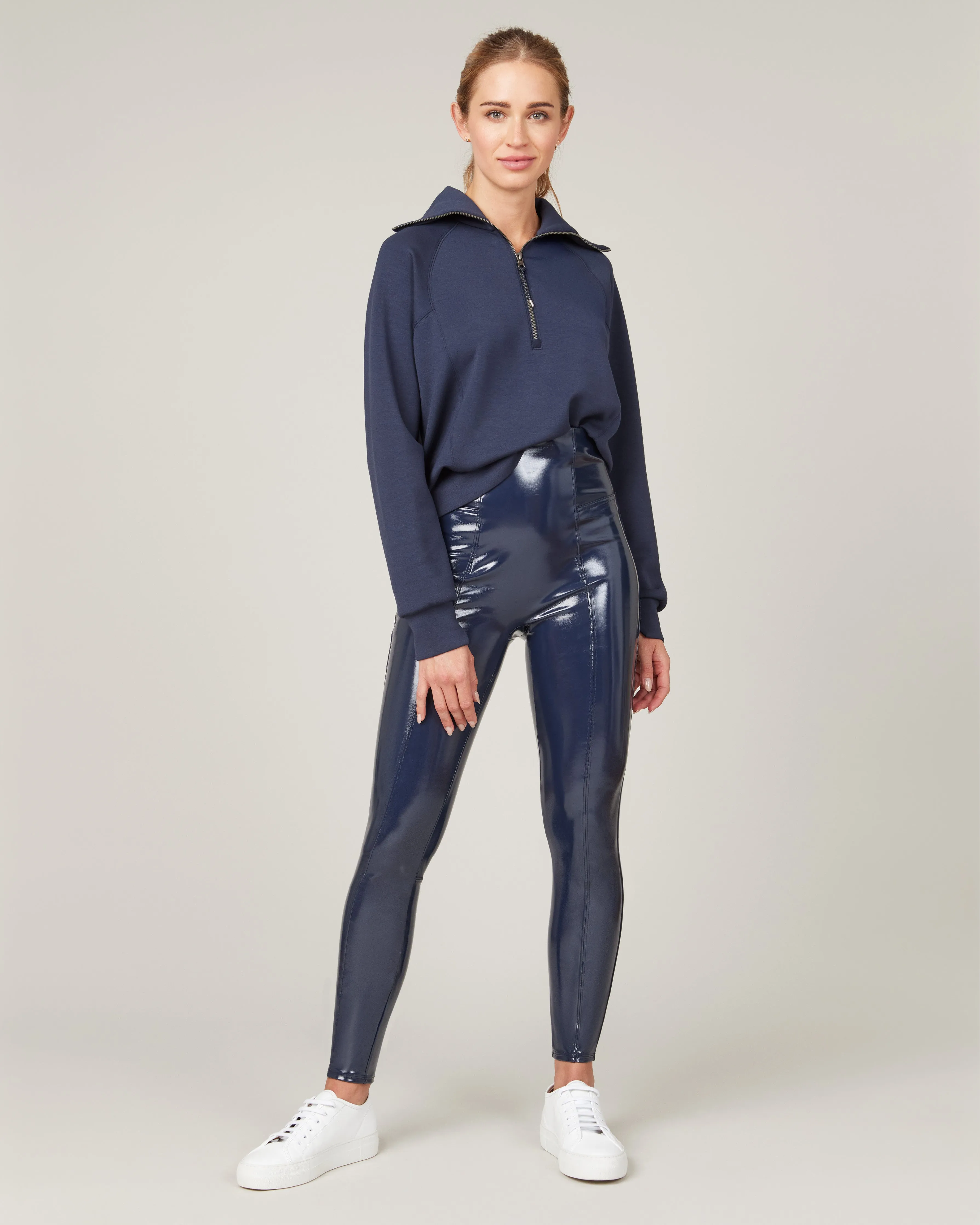 SPANXshape™ Faux Leather Patent Leggings