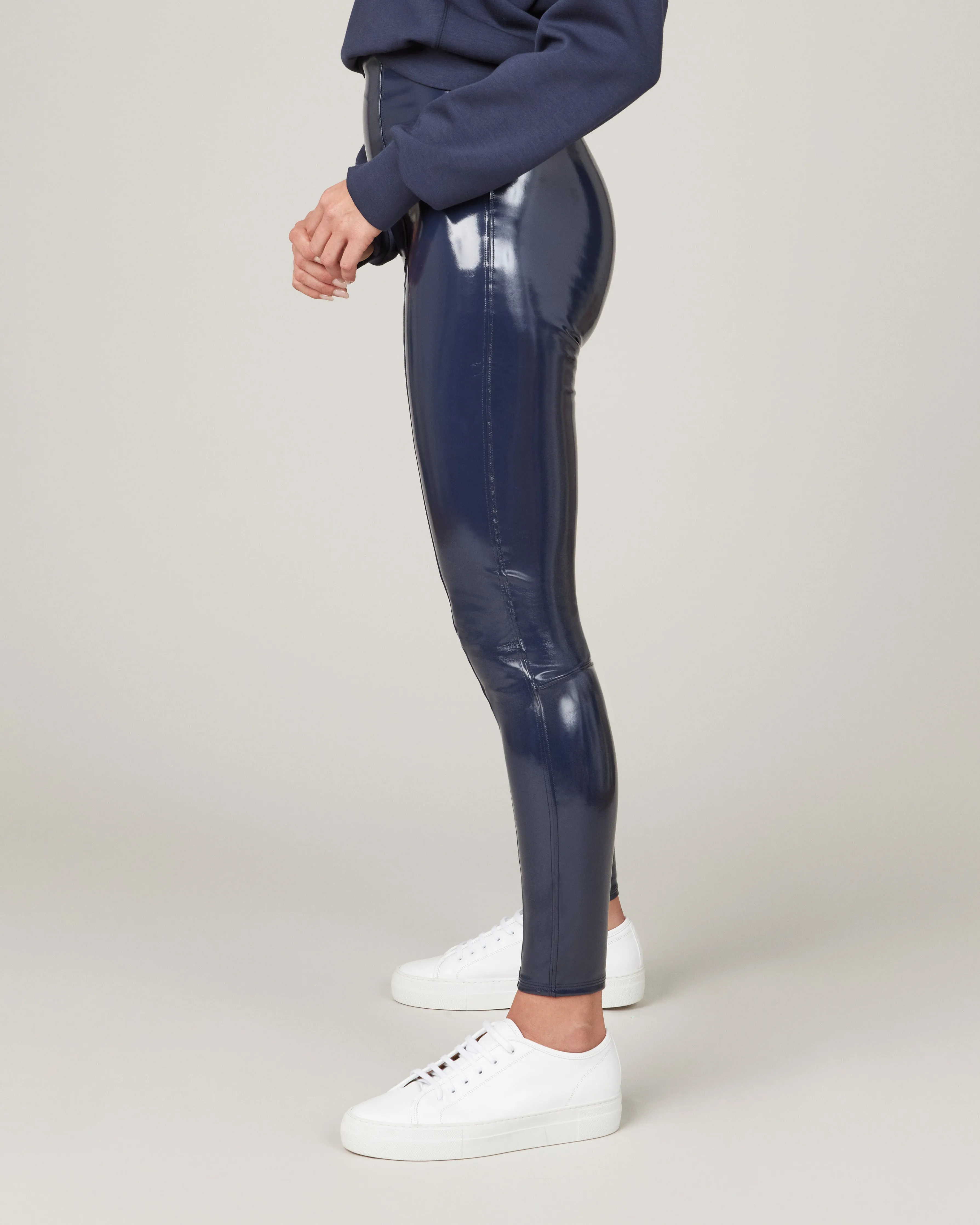 SPANXshape™ Faux Leather Patent Leggings