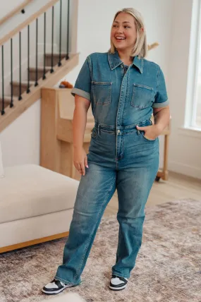 Sylvia Denim Jumpsuit