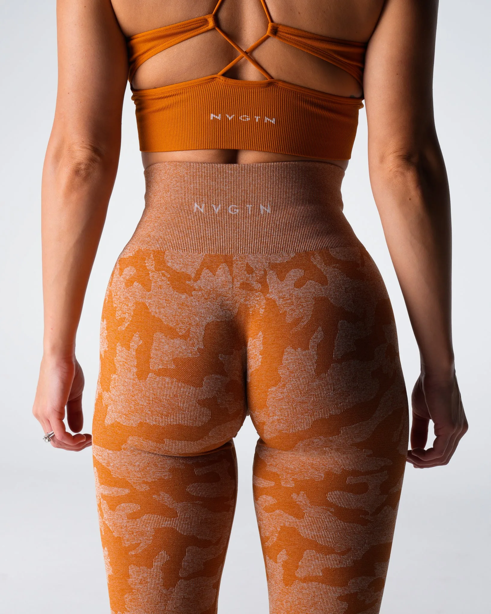Terracotta Camo Seamless Leggings
