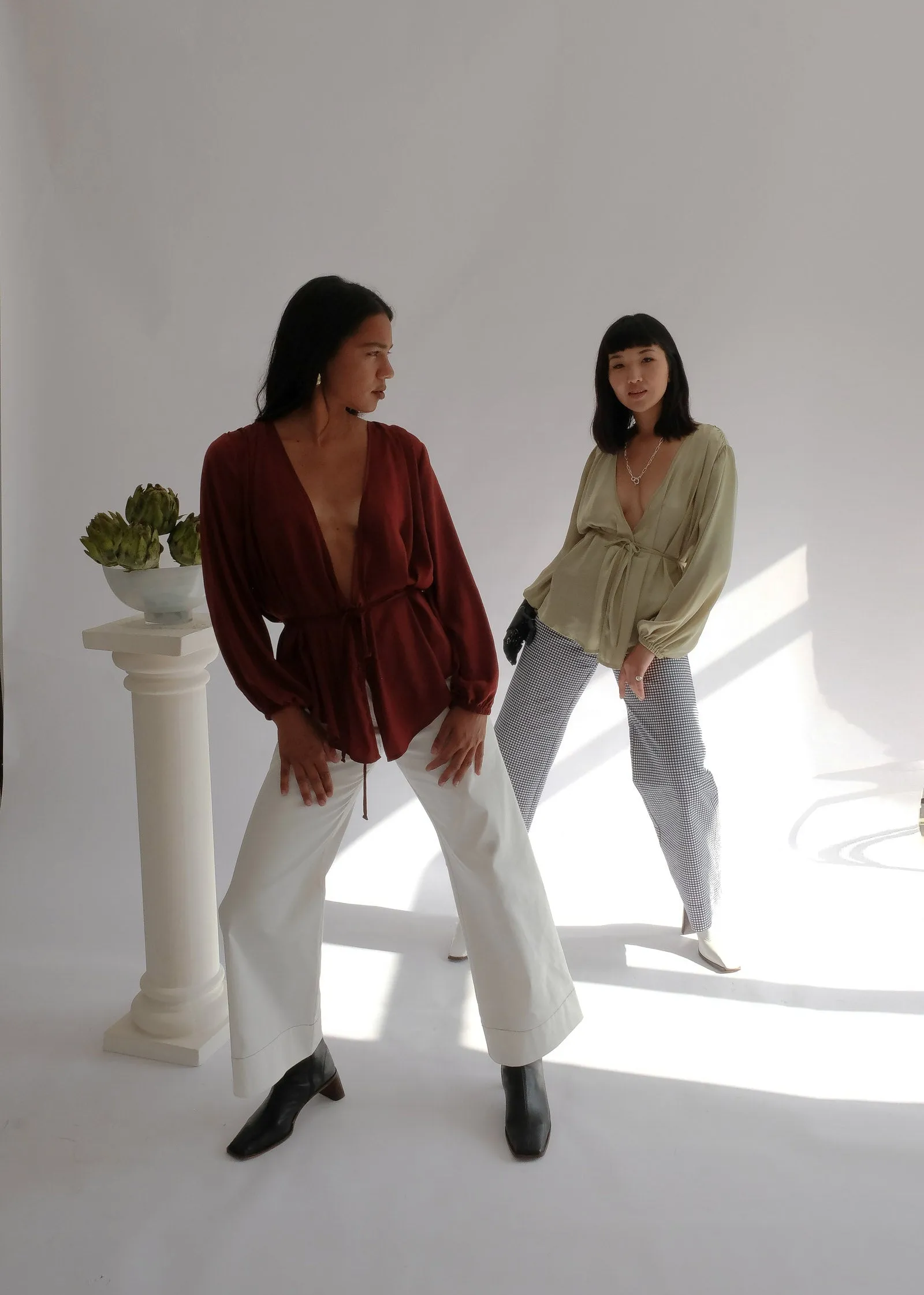 The Tuesday High Kick: Kick Flare High Waisted Trousers
