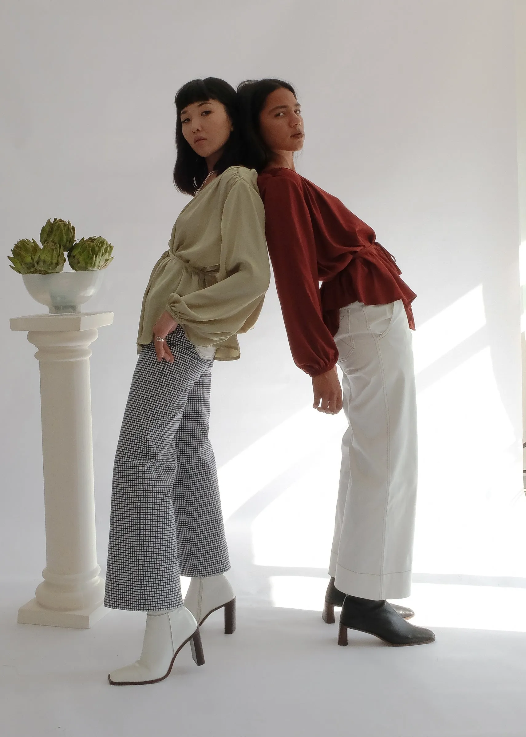 The Tuesday High Kick: Kick Flare High Waisted Trousers