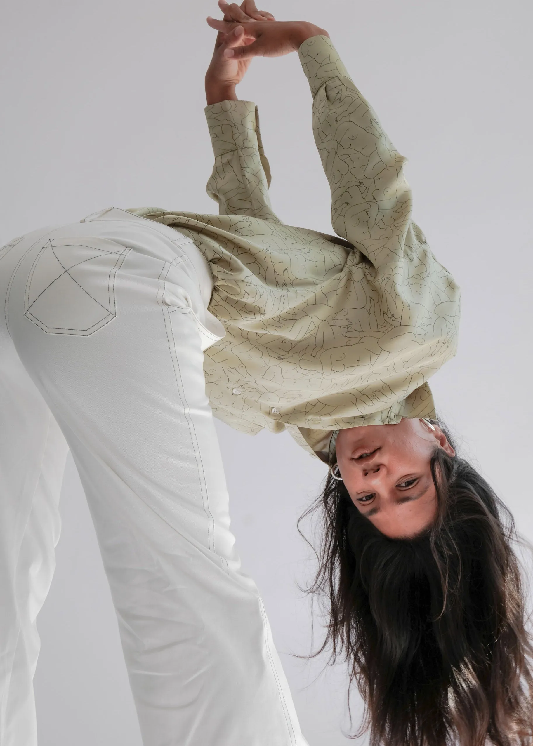 The Tuesday High Kick: Kick Flare High Waisted Trousers