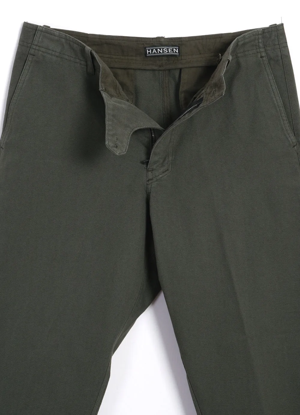 TRYGVE | Wide Cut Cropped Trousers | Rosemary
