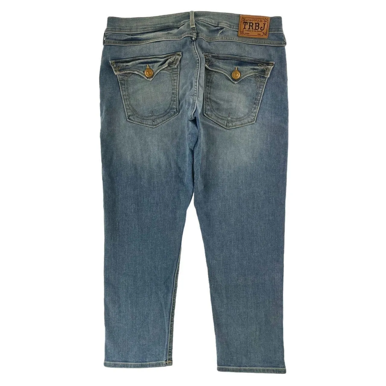 Vintage True Religion big stitch jeans 3/4 trousers W32