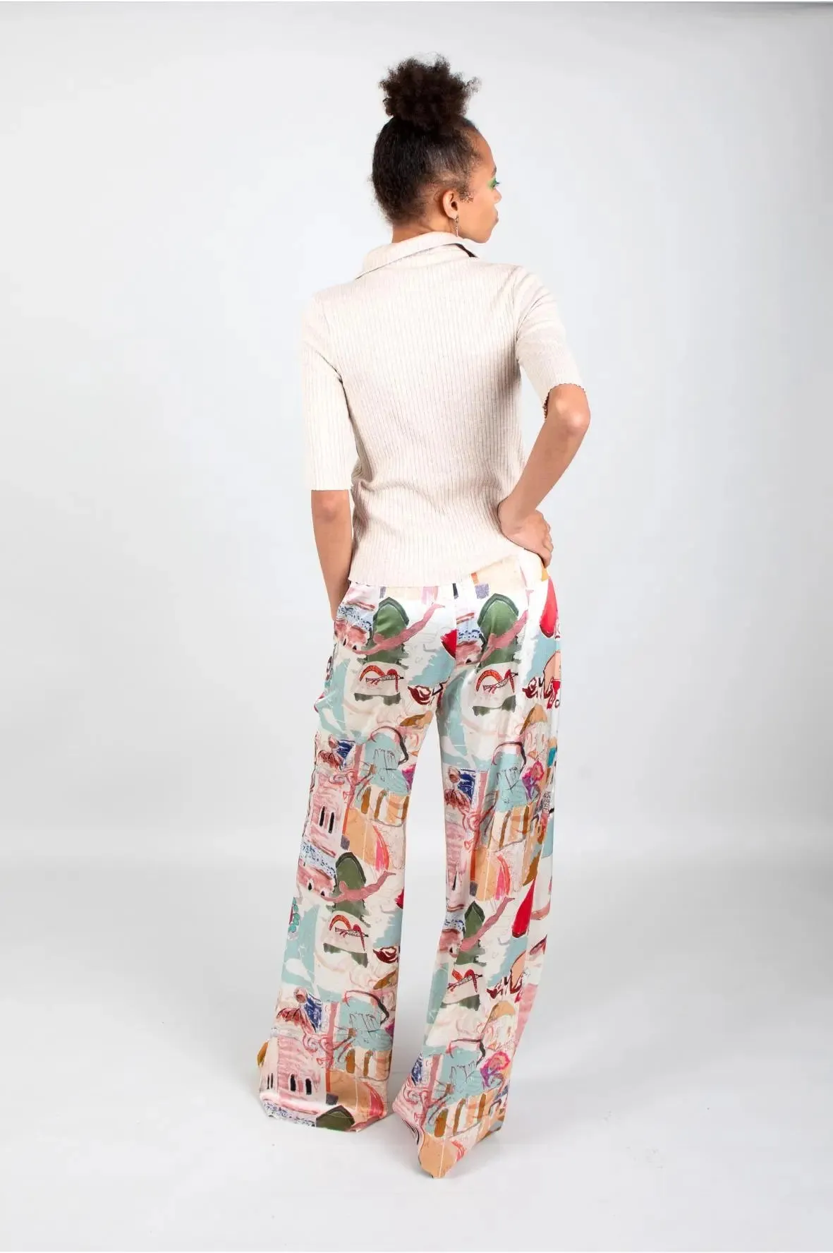 Wide Leg Trousers / "Penelope"