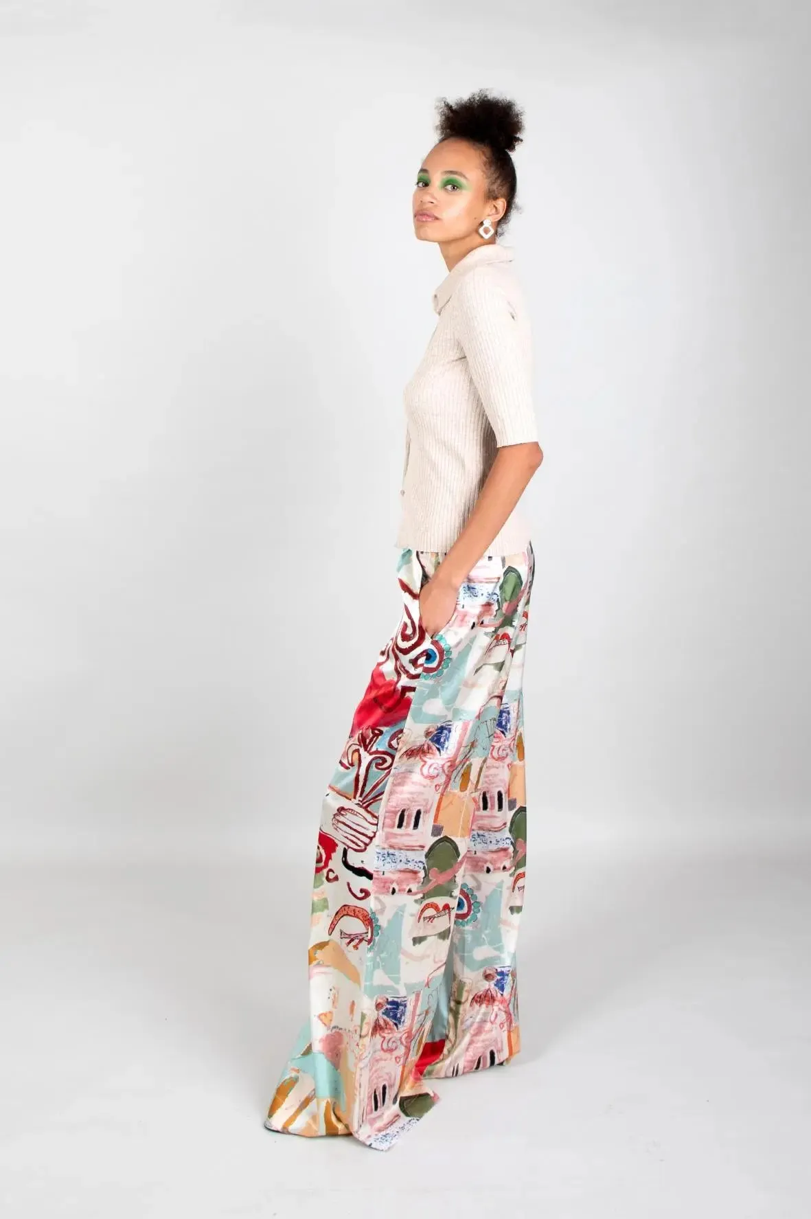 Wide Leg Trousers / "Penelope"